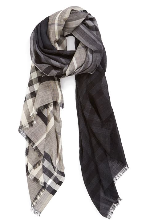 burberry wool silk blend scarf|burberry silk scarf nordstrom.